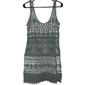 Cotton Dress Lace Mesh Crochet | Festival Rave Swim